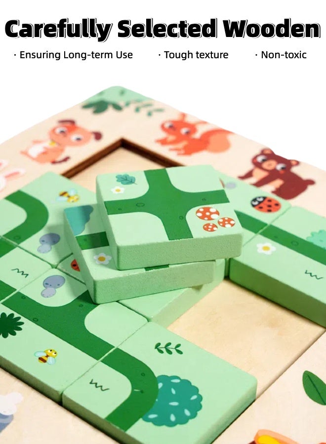 LUMOZ Interactive Educational Gift for Toddlers & Preschool Kids,Children's Maze Puzzle Game, Educational Toy for Early Learning - Image 3