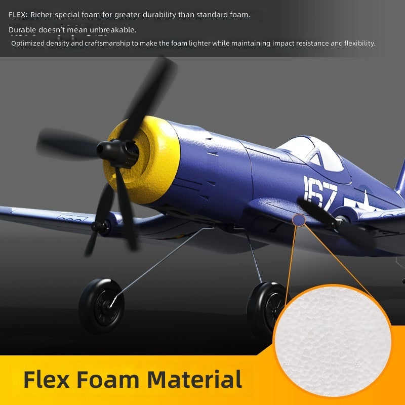 طائرة تحكم عن بعد VOLANTEXRC F4U كورسير 3 قنوات هياكل ثابتة لعبة أطفال - Image 4