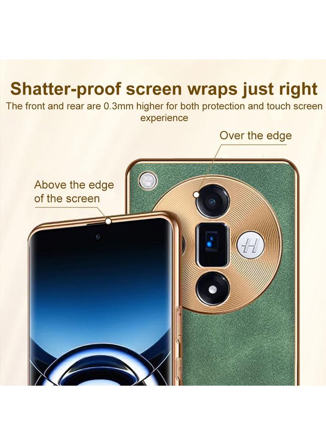 اس-توب جراب هاتف OPPO Reno11 Global مصنوع من جلد الحمل الكهربائي - Image 4