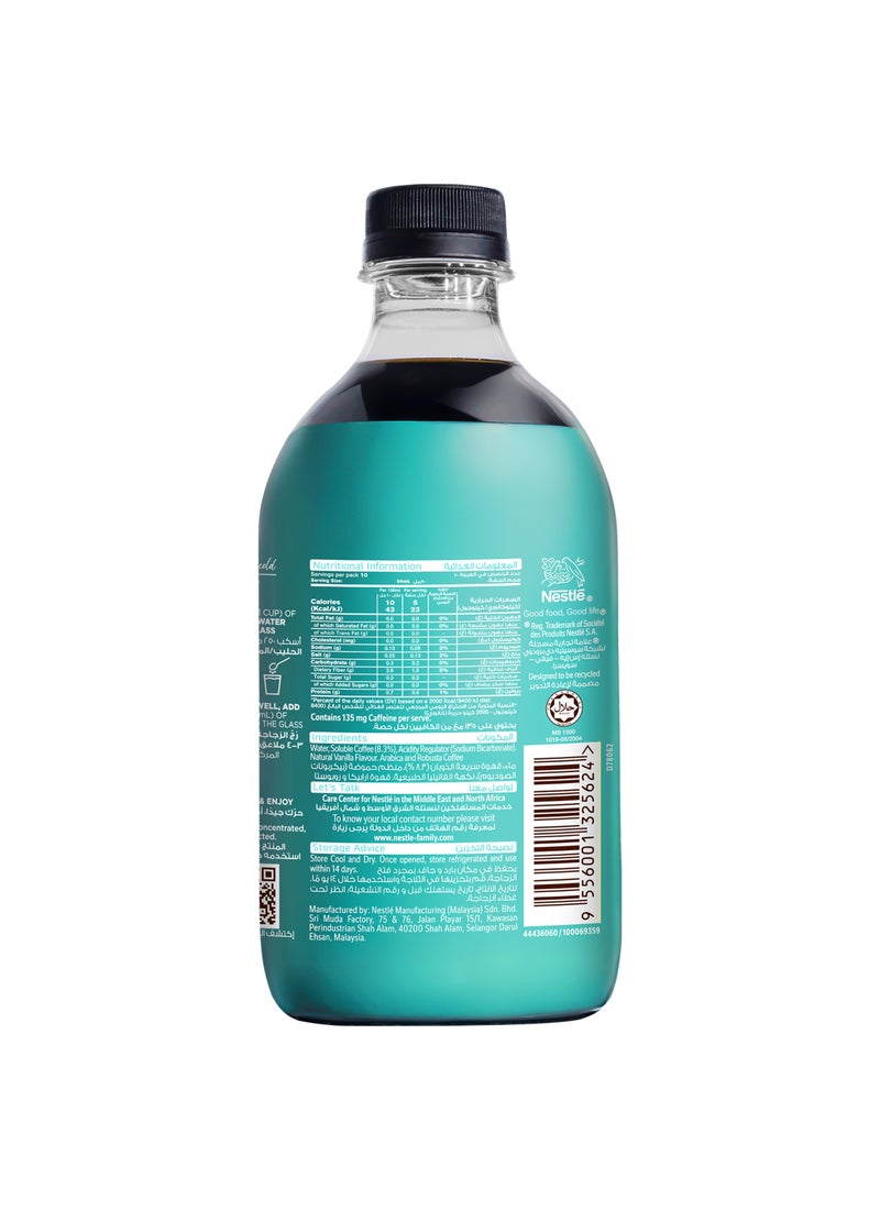 Nescafe Espresso Concentrate Smooth Vanilla 500ml Pack of 6 - Image 3