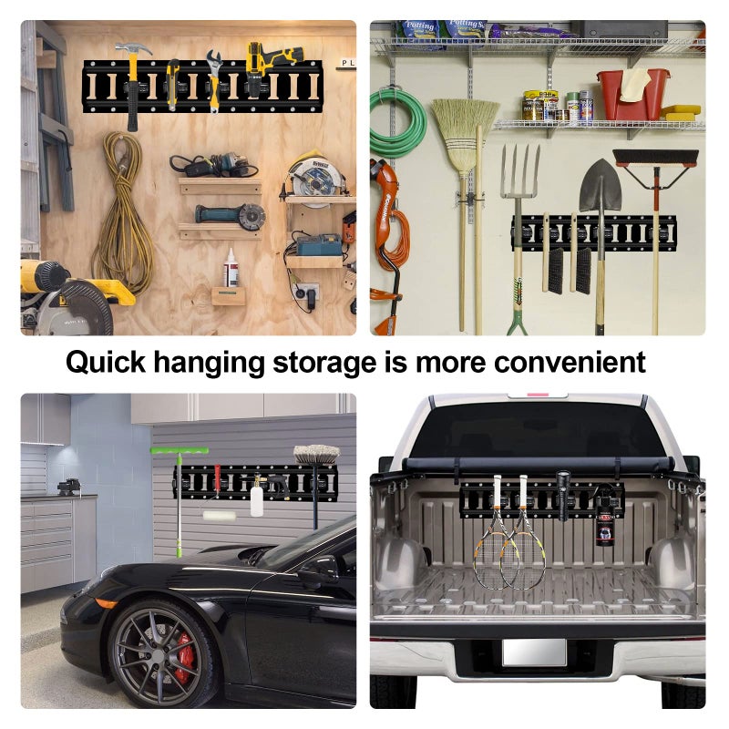 Onesnt 6 Pack E-Track Tool Holders |E Track Accessories for Enclosed Trailer to Keep Rakes,Shovels, Broom|e Track Tool Holder Hanger for Trailer Accessories| Tool Stabilizer for Etrack Accessories - Image 5