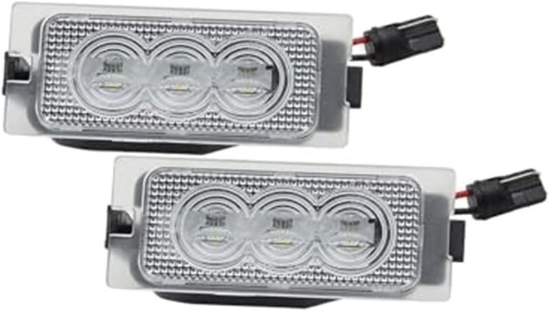 DEMULAX 2Pcs White License Plate Lights - Image 1