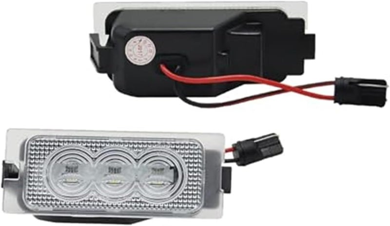 DEMULAX 2Pcs White License Plate Lights - Image 2