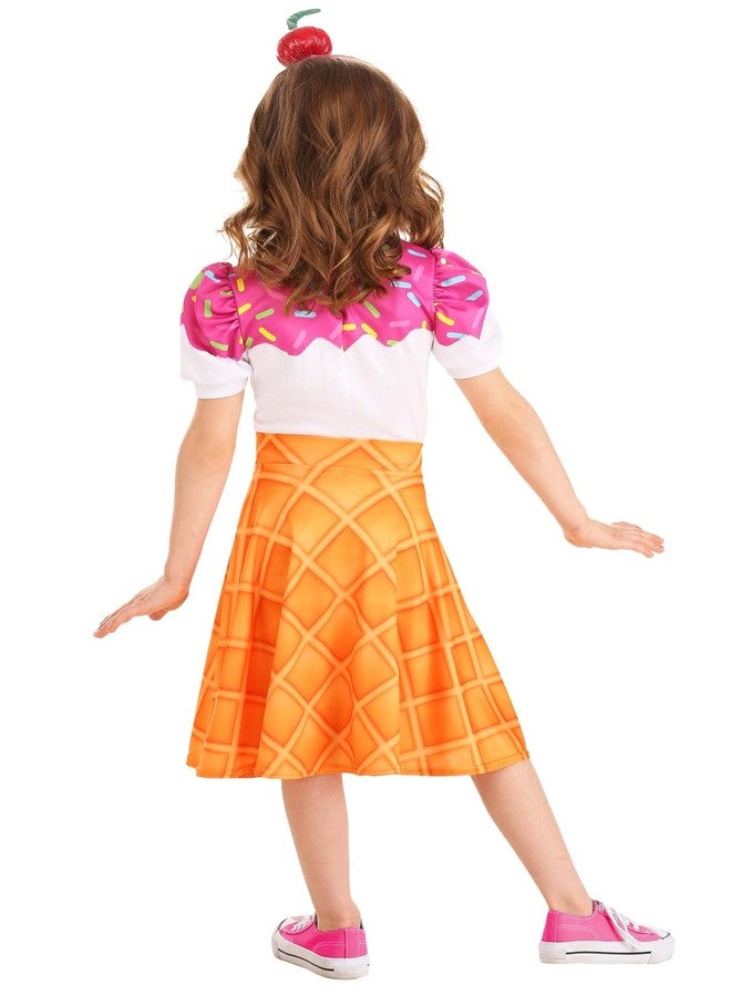 Fun Costumes Ice Cream Cone Costume for Toddler 4T - Image 3