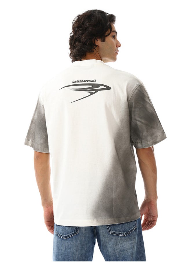 WHITE RABBIT - Gradient Slip OnT-shirt - Image 1