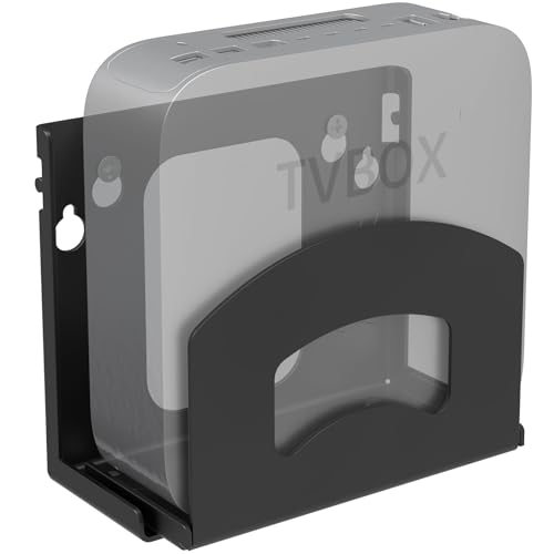 IRONDIY Cable Box Mount,Adjustable Wall Mount Holder for Small and Narrow Devices Like Cable Boxes,DVD Players,Modems,Streaming Media Devices and Other Media Players - Image 1