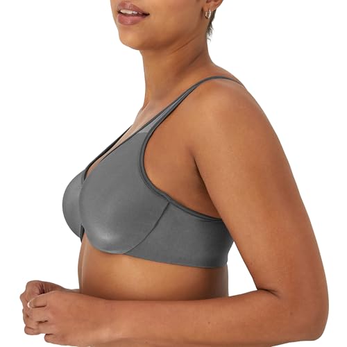 Lilyette by Bali Women's Plunge Into Comfort Keyhole Minimizer Bra, Silver Lining, 34D - Image 2