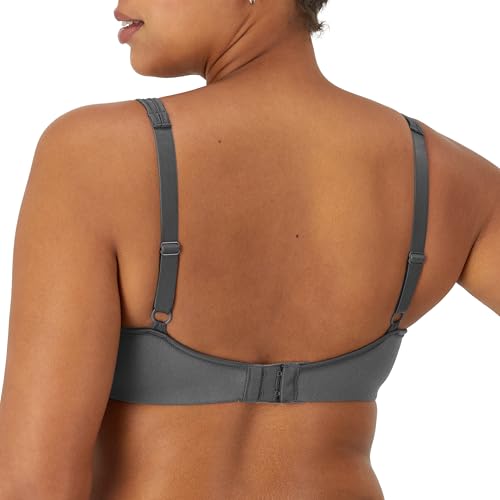 Lilyette by Bali Women's Plunge Into Comfort Keyhole Minimizer Bra, Silver Lining, 34D - Image 3