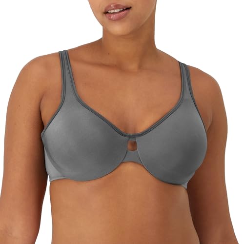 Lilyette by Bali Women's Plunge Into Comfort Keyhole Minimizer Bra, Silver Lining, 34D - Image 1