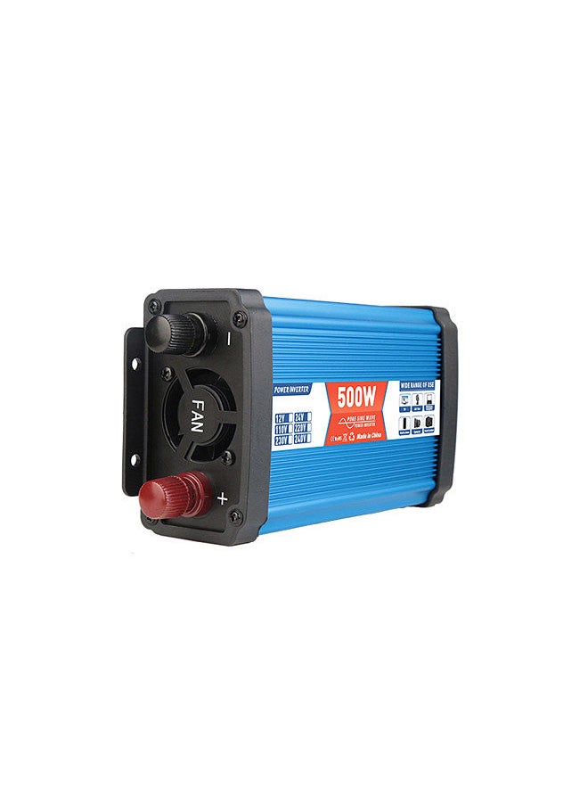 Solar Power Inverter Sine Wave Power Inverter 500W DC 12V to AC 220V-240V Dual USB Port with Digital Display