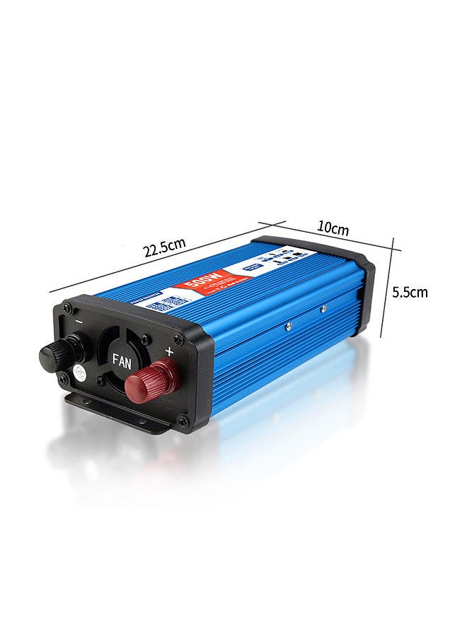 Solar Power Inverter Sine Wave Power Inverter 500W DC 12V to AC 220V-240V Dual USB Port with Digital Display