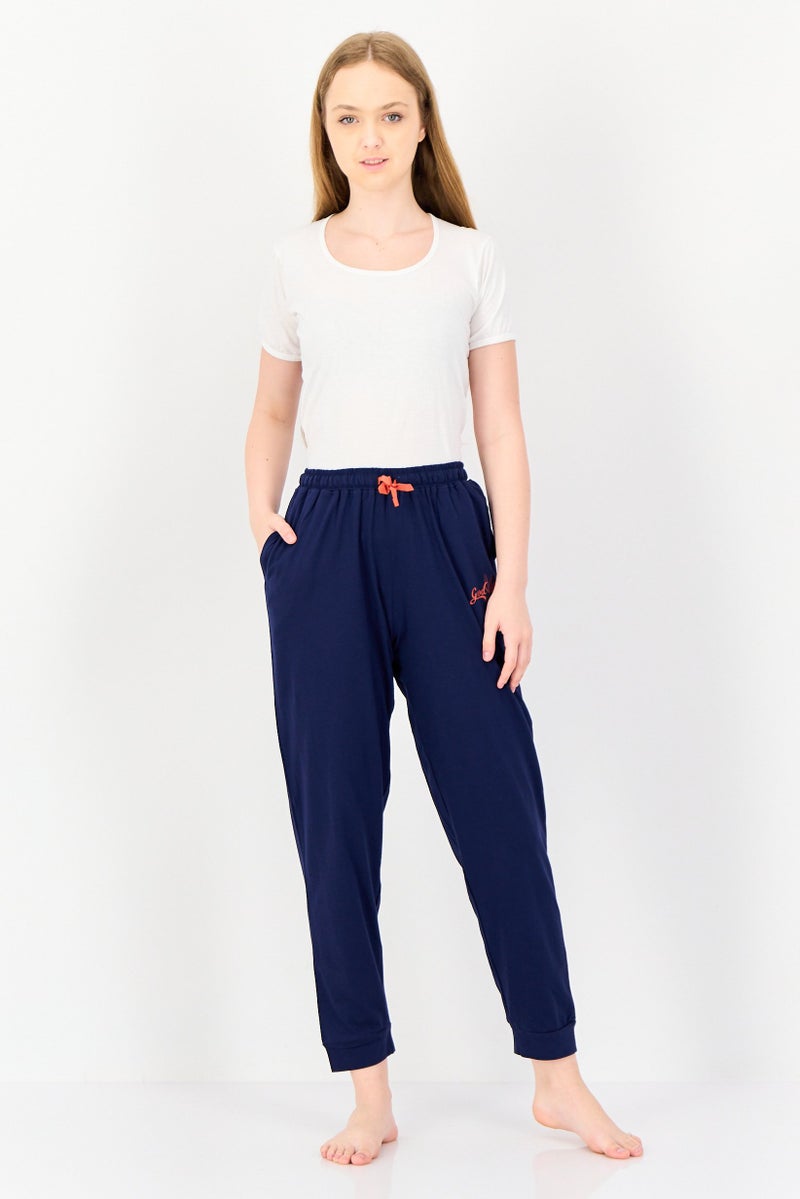 Zivame x Looney Tune Women Drawstring Graphic Print Pyjamas, Navy - Image 4