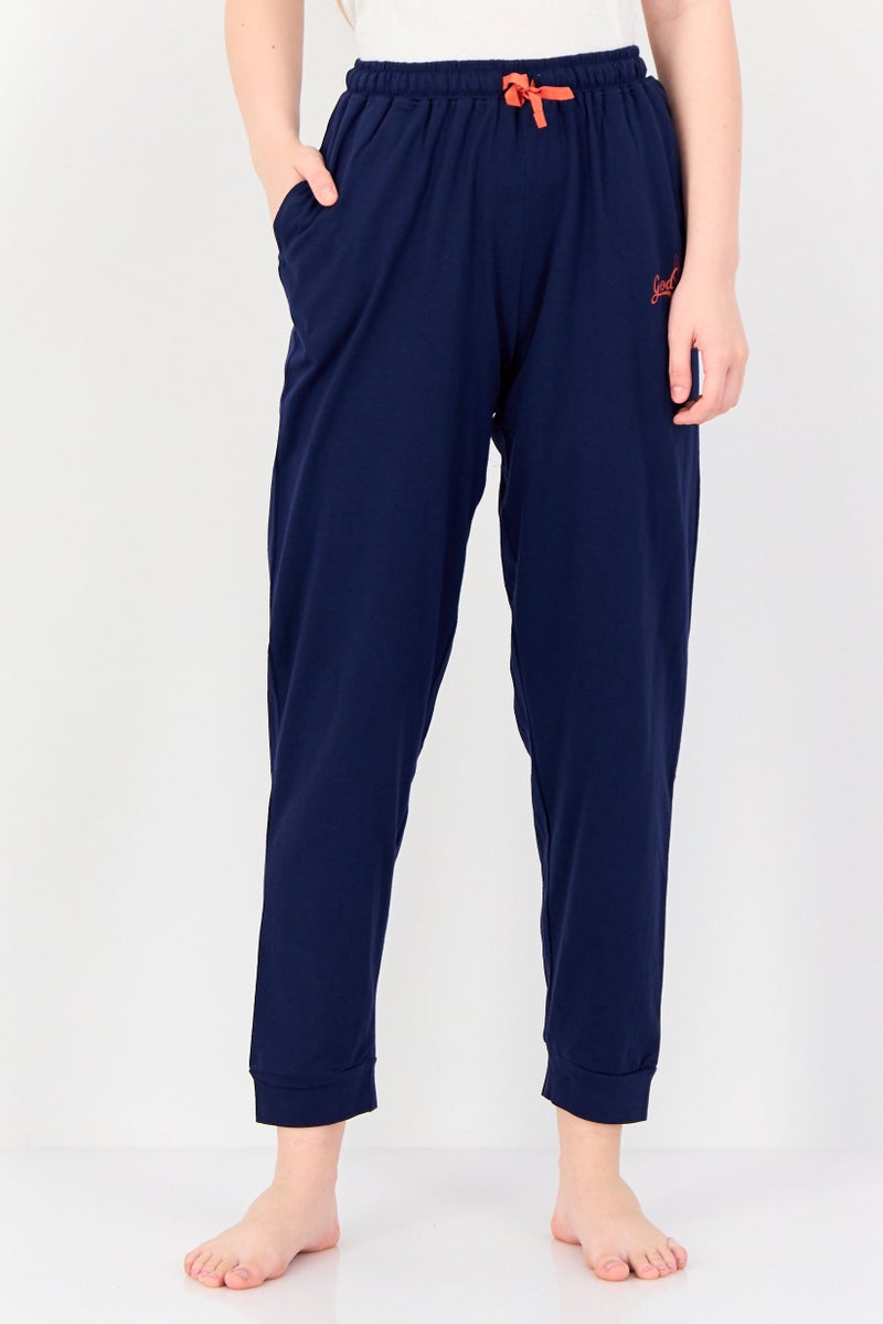 Zivame x Looney Tune Women Drawstring Graphic Print Pyjamas, Navy - Image 1