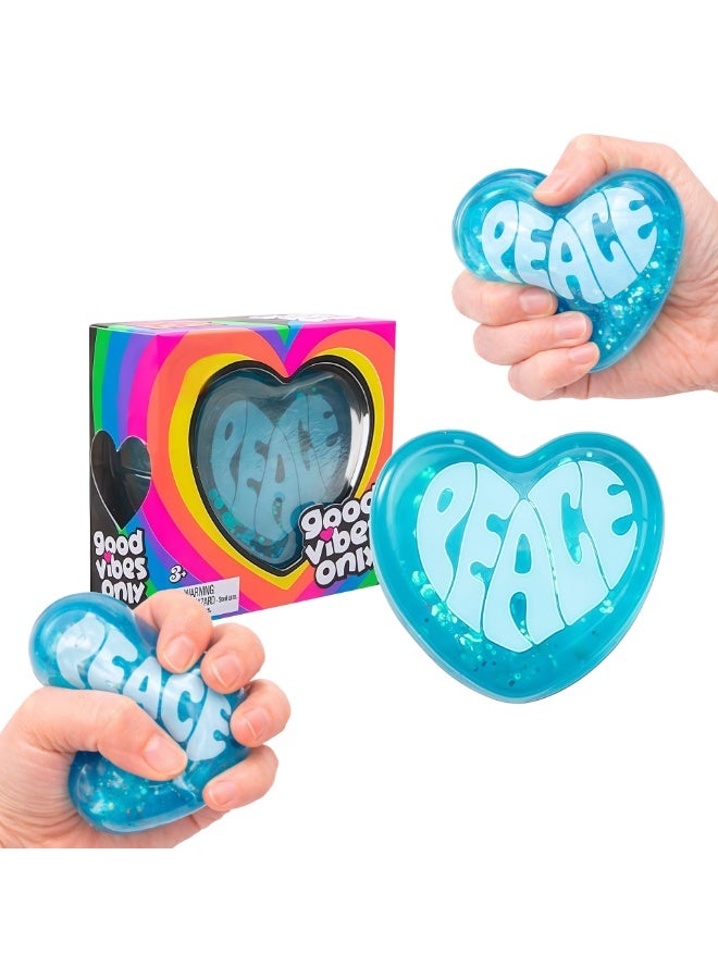 Heart-shaped Squishy Sensory Stress Relief Toy, Squeezable