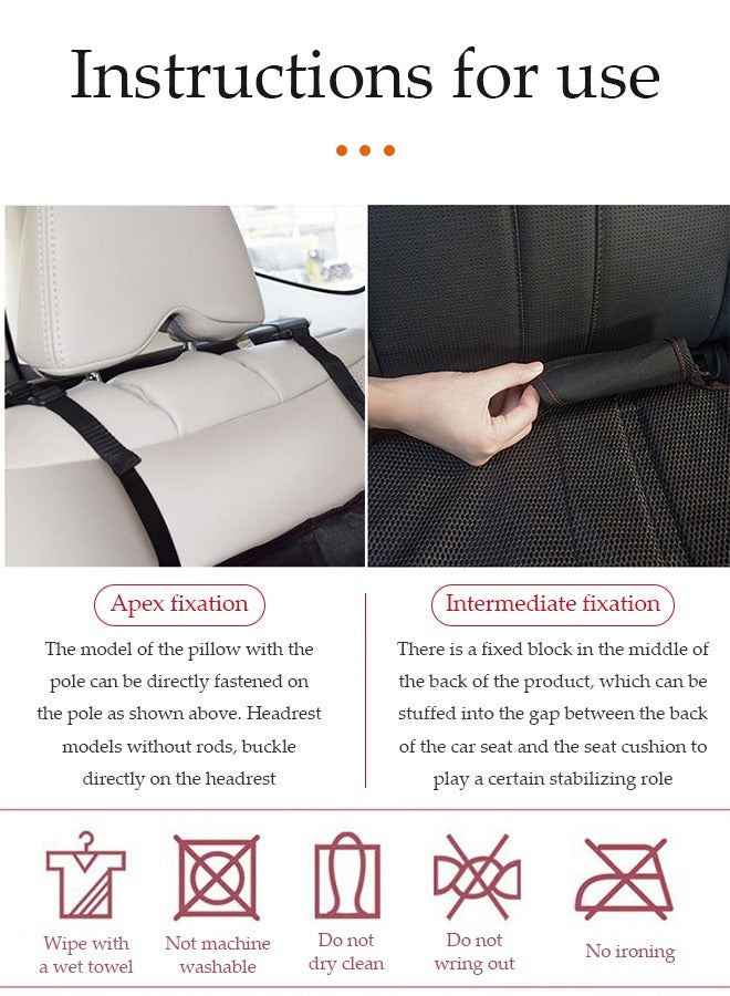DUNISO غطاء مقعد السيارة، واقي مقعد السيارة القابل للتنفس، غطاء مسند ظهر السيارة من PU، قابل للطي، مقاوم للاهتراء ومضاد للانزلاق، مناسب لجميع الفصول، مناسب لمعظم مقاعد السيارات - Image 5