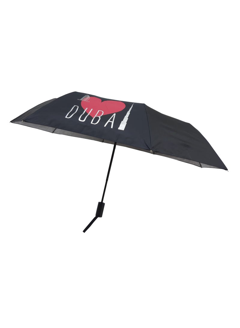 Hello 3 FOLD I LOVE DUBAI UMBRELLA - Image 1