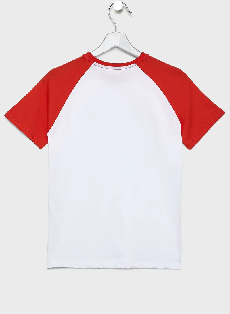 MANGO Kids Raglan T-Shirt