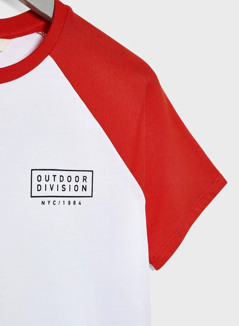 MANGO Kids Raglan T-Shirt