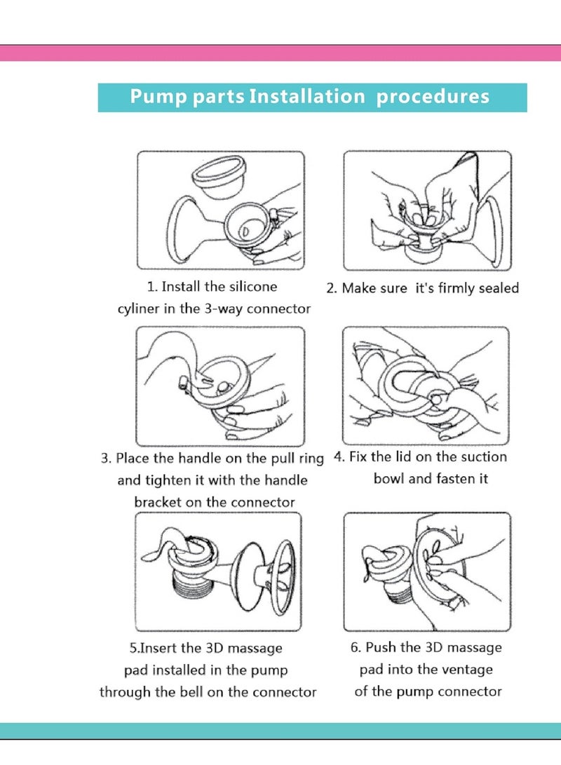 لا فروتا لافروتا شفاط ثدي رقبه عريضه 150 ملي +اكياس لبن هديه - Image 4