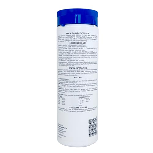 Robelle 1.75-Pounds Premium Chlorine Stabilizer and Conditioner, Concentrated Cyanuric Acid for Pools, Pool Stabilizer, Helps Chlorine Last Longer, Made in USA - Image 2