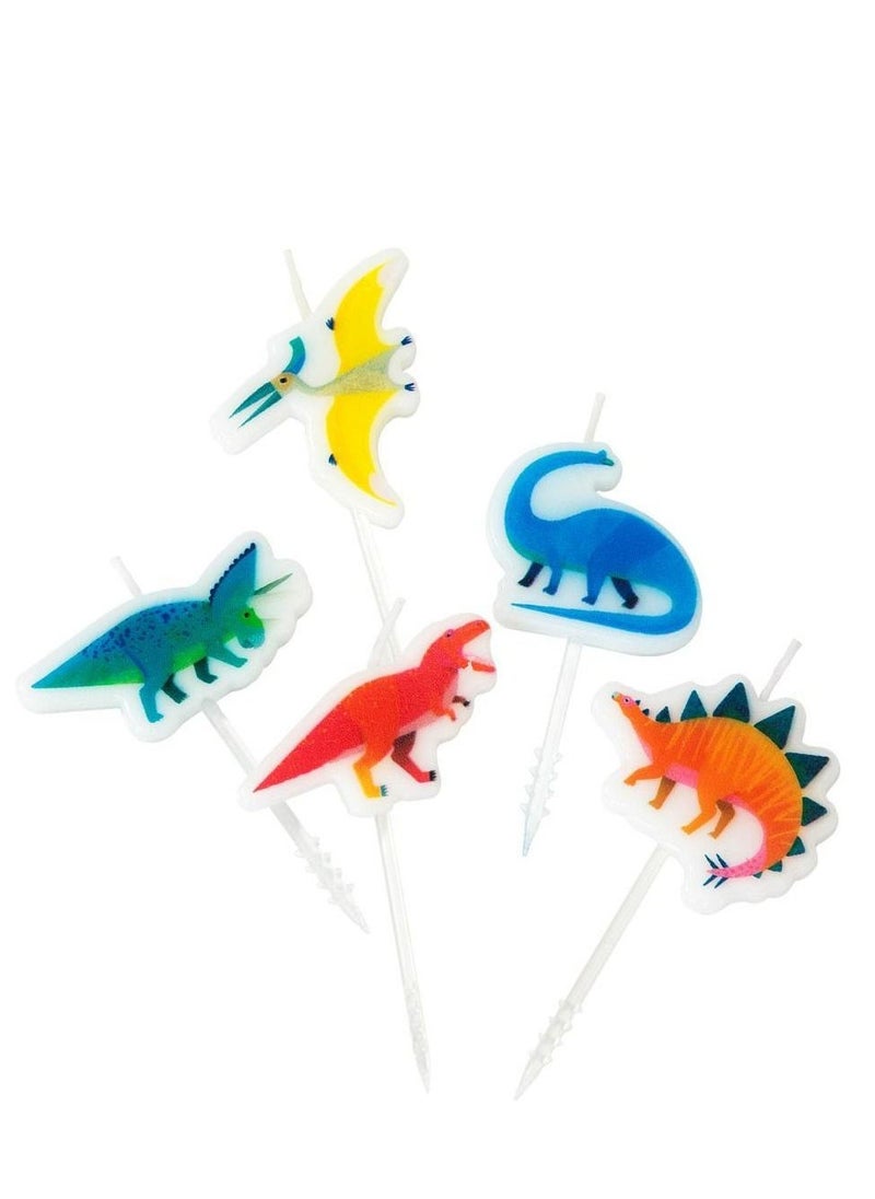 Talking Tables Dinosaur Party Birthday Candles  - Image 2