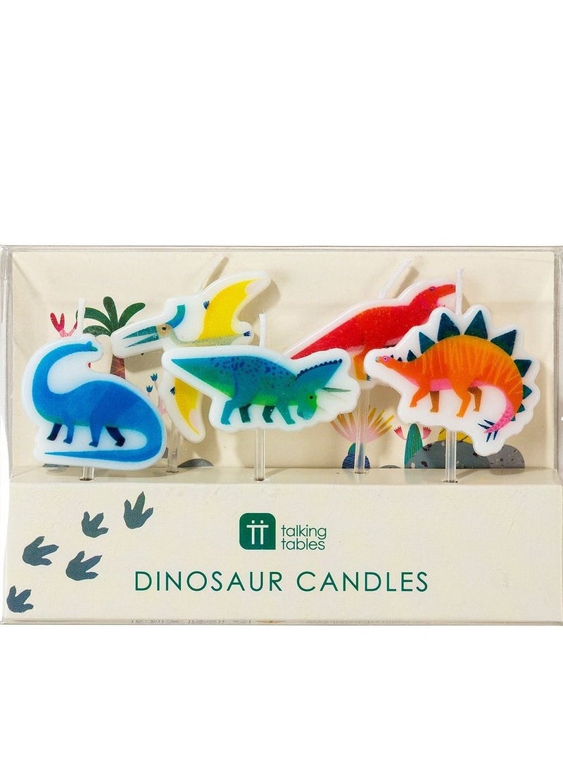 Talking Tables Dinosaur Party Birthday Candles  - Image 3