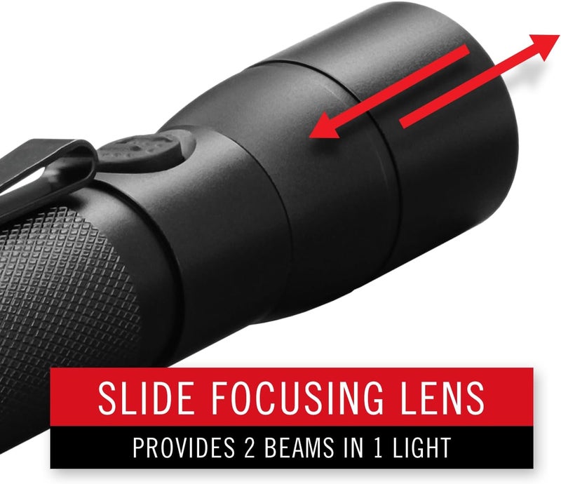 Coast Coast HX5R 620 Lumen Rechargeable LED Flashlight with Slide Focus and CR123 Compatible Batteries Included  - Image 5