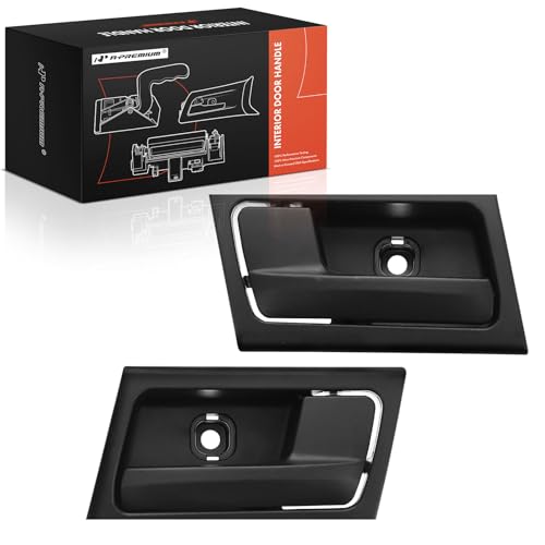 A-Premium Inside Interior Door Handles Compatible with Ford Crown Victoria 2003-2005 & Mercury Grand Marquis 2003-2005, Marauder 2003-2004, Black, 2-PC Set, Front or Rear Driver and Passenger Side - Image 1