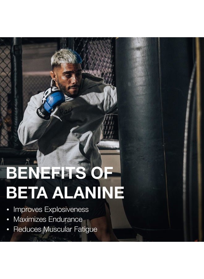 Raw Beta Alanine | Ultimate Performance Supplement | Endurance & Energy | Reduces Fatigue | Pure Ingredients | Trusted Globally | For Elite Athletes & Fitness Enthusiasts | Unflavored | 30 Day Supply - Image 2