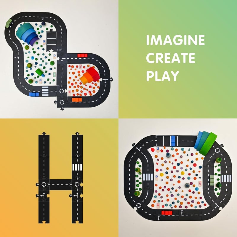 Waytoplay Highway Car Edition - Flexible Toy Road Set with Car - Image 3