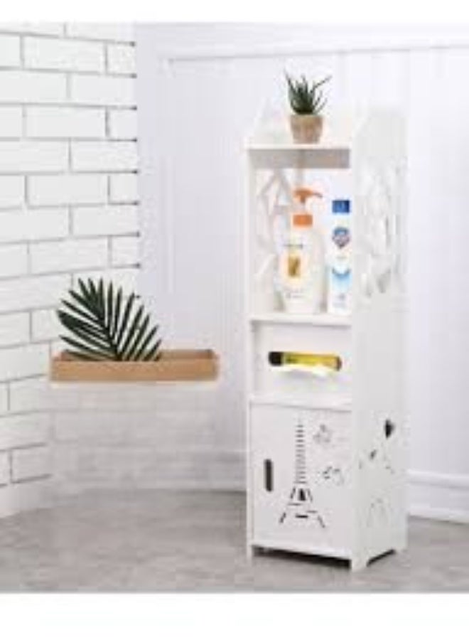 Standalone Bathroom Storage Tower - Image 1