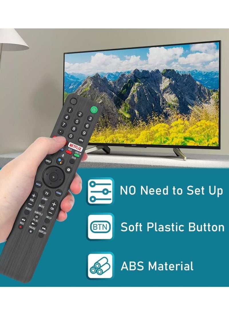 BGM RMF-TX500U CtrlTV Universal Voice Remote Controller and Sony Smart TV Bluetooth Remote,for Sony Android 4K Ultra HD LED Internet KD XBR Series UHD LED 43 48 49 55 65 75 85 77 85 98 inches TV - Image 4