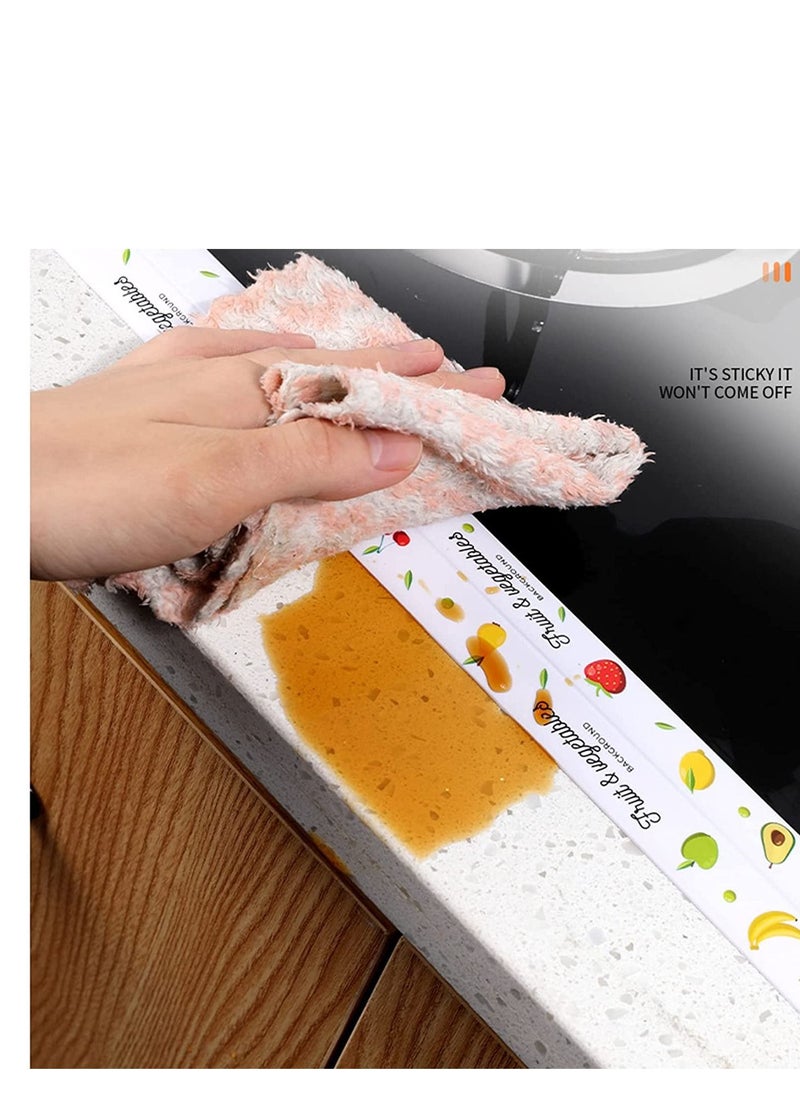 SYOSI Caulk Tape, Sealant Tape, Self Adhesive Caulk Strip Super Stick Sealing Tape Waterproof Sink Tape, Anti-Mildew Transparent Tape for Kitchen Bathtub Toilet and Wall Corner (3.2M)  - Image 2