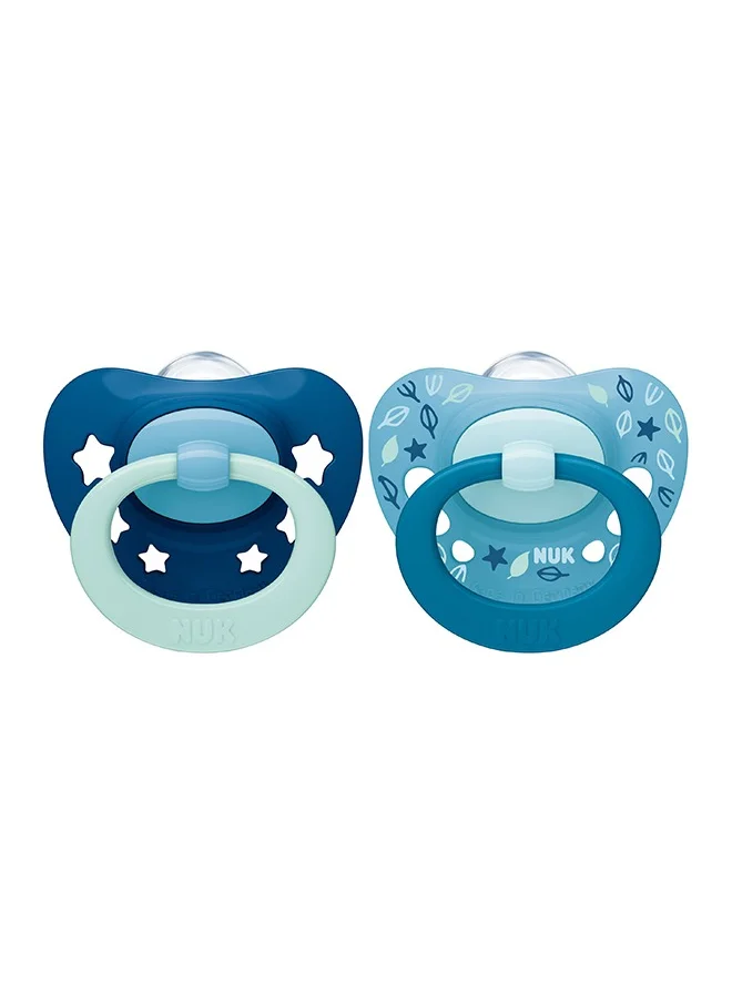 نوك Pacifier Signature Silicone S2 2-Pieces 6-18M