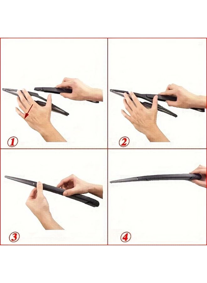 1 Pcs 12 Inch Rear Wiper Blade For Toyota RAV4 Highlander Hilux Yaris Corolla Verso Land Cruiser Prius Alphard Prado Wish - Image 4