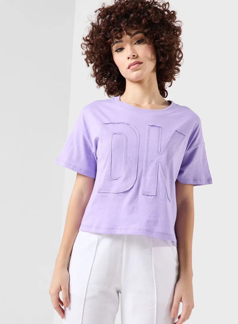 DKNY Crew Neck Logo T-Shirt