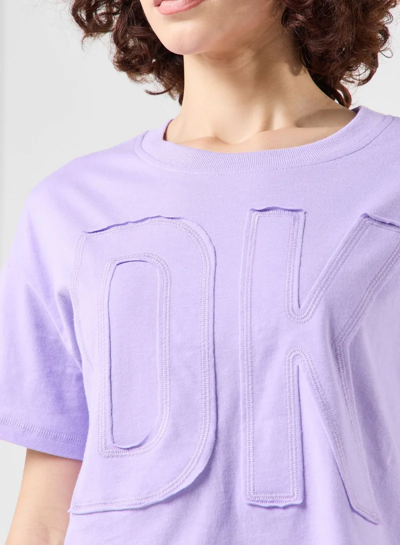 DKNY Crew Neck Logo T-Shirt