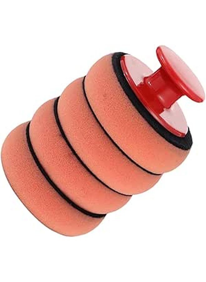 Zerodeko Foam Car Wax Sponge Handle Soft Polishing Pads Ergonomic Design Automotive Detailing Accessories - Image 1