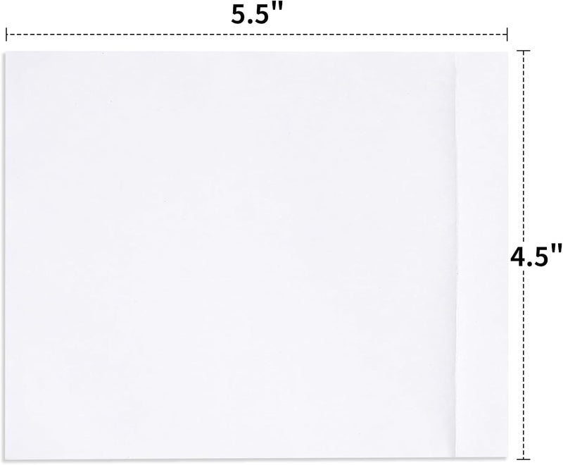 OausTect 4.5'' X 5.5'' Packing List Envelopes Clear Adhesive Top Loading Packing List Pouches Mailing Shipping Label Envelopes (1000 Packs) - Image 2