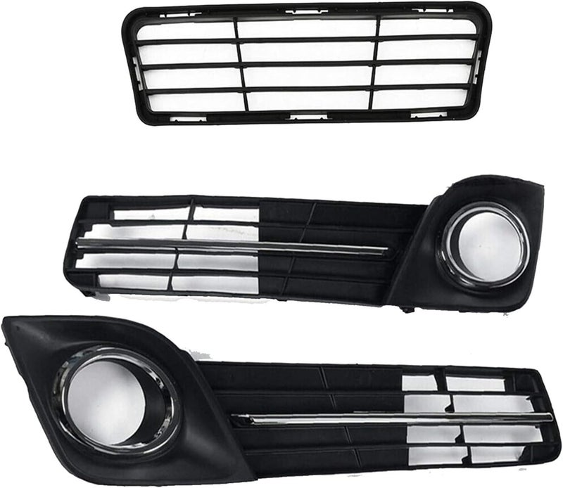 RUTU labwork Front Bumper Lower Grille Fog Lamp Cover Bezel Kit for Toyota Camry SE 2012-2014 - Image 1