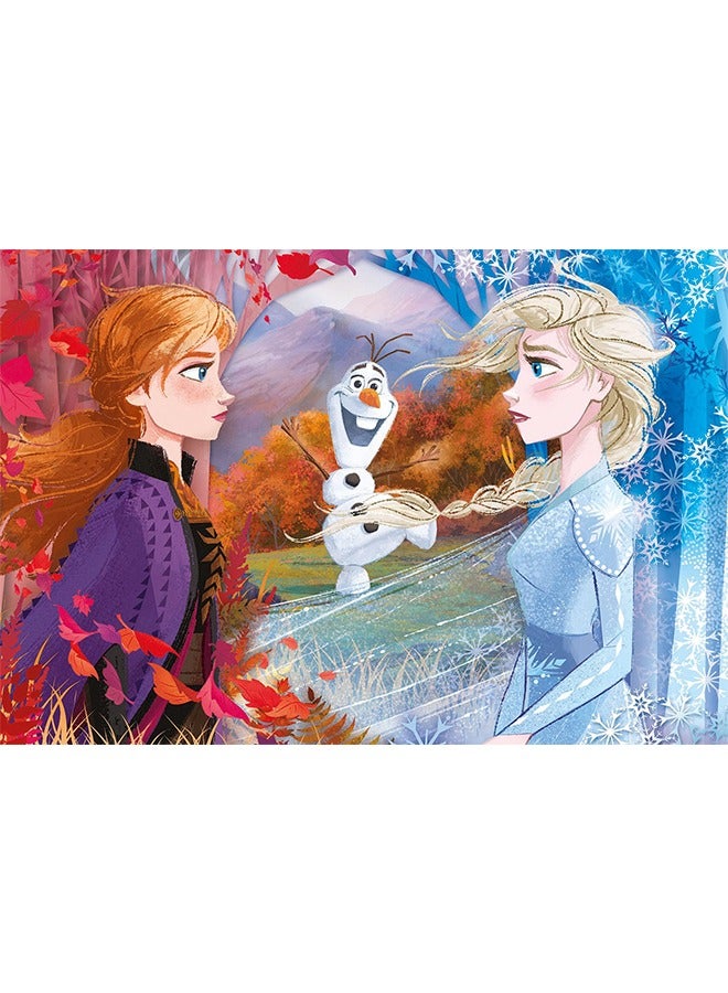 كلمينتوني بازل ديزني فروزن 2 ماكسي – 60 قطعة كبيرة، لعبة تركيب زاهية للأطفال - Image 2