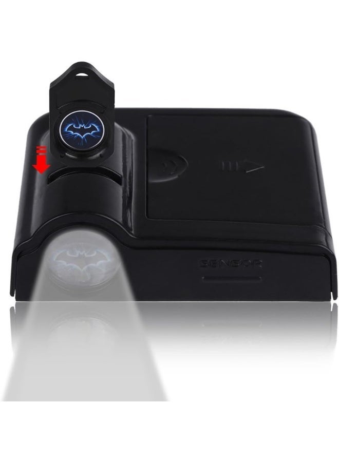 قطعتين من لمبة باب السيارة اللاسلكي - جهاز إسقاط الظل للباب - شعار باتمان - Image 3