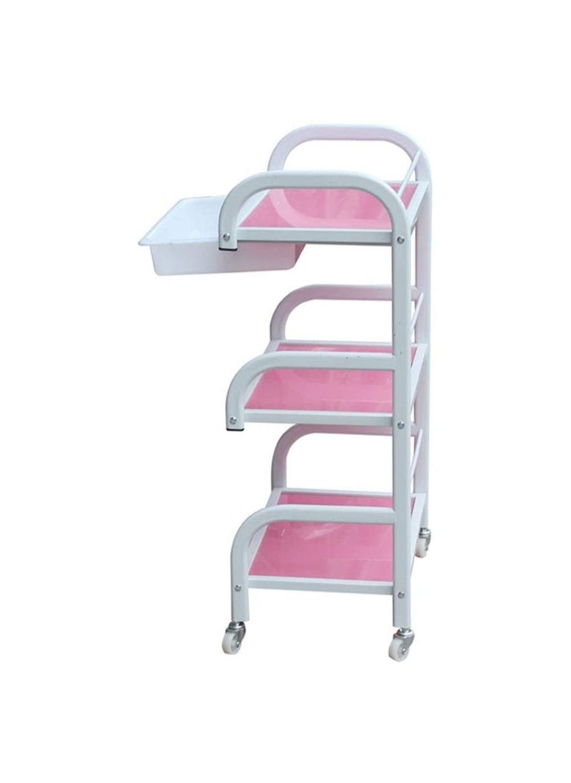 HK - Salon Glass Trolley Stroller - Image 1