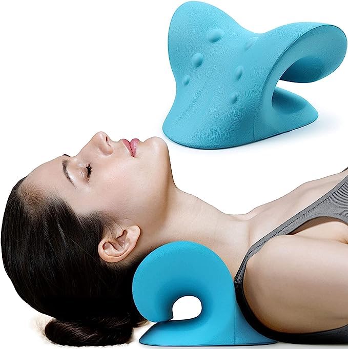 Rich Club Rich Club Neck Support Stretcher for Pain Neck Pain Relief Product Cervical Traction Device Neck and Shoulder Relaxer Massage Relaxer Accupressure Chiropratice Color May Vary - Image 1