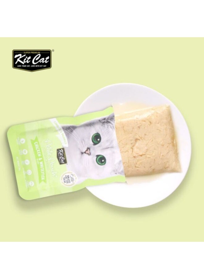 Kit Cat Petite Chicken & Whitefish Pouch 70g x 24 pcs - Image 4