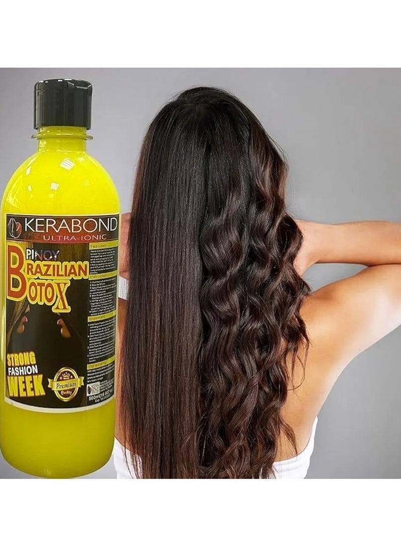 Kerabond Ultra Ionic Pinoy Brazilian Botox Hair Treatment 500ml - Strong - Image 2
