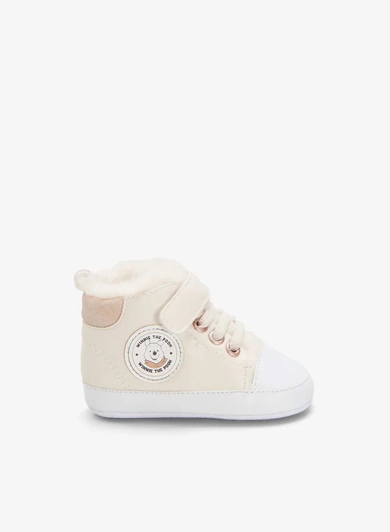 Kiabi Disney Winnie The Pooh Fur-Lined Trainers Beige
