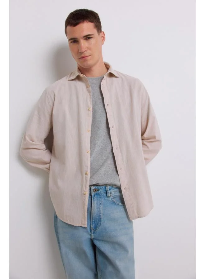 Springfield Linen-look shirt
