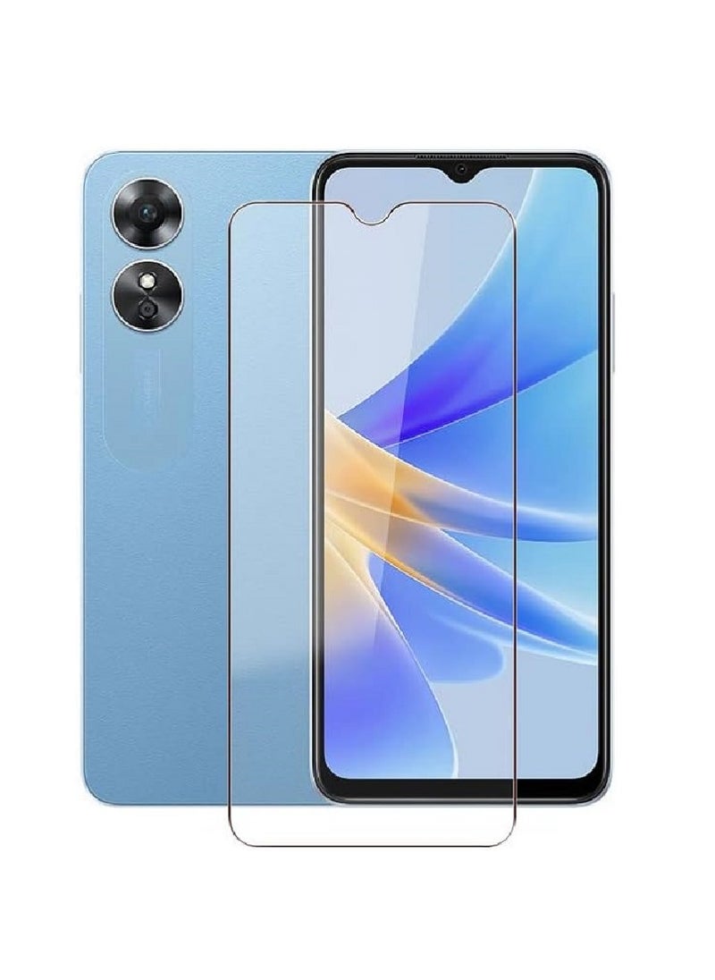 Super Tempered Glass Screen Protector Clear Designed For Oppo A17 Full Screen Coverage And Bubble Free - Image 1