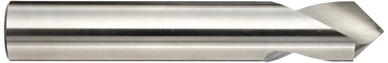 YG -1 - 0241L High Speed Steel NC Spotting Drill Bit, Uncoated (Bright), Straight Shank, Slow Spiral, 90 Degree, 3/8" Diameter x 3-1/2" Length (Pack of 1) - Image 2